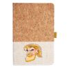 Cork And Heathered Fabric Hardcover Journal 5.5" X 8.25" Thumbnail