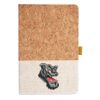 Cork And Heathered Fabric Hardcover Journal 5.5" X 8.25" Thumbnail