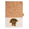 Cork And Heathered Fabric Hardcover Journal 5.5" X 8.25" Thumbnail