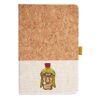 Cork And Heathered Fabric Hardcover Journal 5.5" X 8.25" Thumbnail