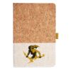 Cork And Heathered Fabric Hardcover Journal 5.5" X 8.25" Thumbnail