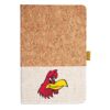 Cork And Heathered Fabric Hardcover Journal 5.5" X 8.25" Thumbnail