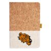 Cork And Heathered Fabric Hardcover Journal 5.5" X 8.25" Thumbnail