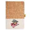 Cork And Heathered Fabric Hardcover Journal 5.5" X 8.25" Thumbnail