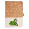Cork And Heathered Fabric Hardcover Journal 5.5" X 8.25" Thumbnail