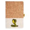 Cork And Heathered Fabric Hardcover Journal 5.5" X 8.25" Thumbnail