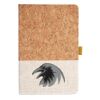 Cork And Heathered Fabric Hardcover Journal 5.5" X 8.25" Thumbnail