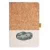 Cork And Heathered Fabric Hardcover Journal 5.5" X 8.25" Thumbnail