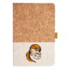 Cork And Heathered Fabric Hardcover Journal 5.5" X 8.25" Thumbnail