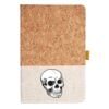 Cork And Heathered Fabric Hardcover Journal 5.5" X 8.25" Thumbnail