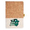 Cork And Heathered Fabric Hardcover Journal 5.5" X 8.25" Thumbnail