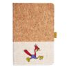 Cork And Heathered Fabric Hardcover Journal 5.5" X 8.25" Thumbnail