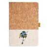 Cork And Heathered Fabric Hardcover Journal 5.5" X 8.25" Thumbnail