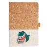 Cork And Heathered Fabric Hardcover Journal 5.5" X 8.25" Thumbnail