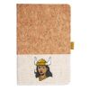 Cork And Heathered Fabric Hardcover Journal 5.5" X 8.25" Thumbnail