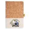 Cork And Heathered Fabric Hardcover Journal 5.5" X 8.25" Thumbnail