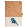 Cork And Heathered Fabric Hardcover Journal 5.5" X 8.25" Thumbnail