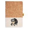 Cork And Heathered Fabric Hardcover Journal 5.5" X 8.25" Thumbnail