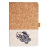 Cork And Heathered Fabric Hardcover Journal 5.5" X 8.25" Thumbnail