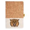 Cork And Heathered Fabric Hardcover Journal 5.5" X 8.25" Thumbnail