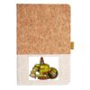 Cork And Heathered Fabric Hardcover Journal 5.5" X 8.25" Thumbnail