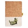 Cork And Heathered Fabric Hardcover Journal 5.5" X 8.25" Thumbnail