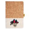 Cork And Heathered Fabric Hardcover Journal 5.5" X 8.25" Thumbnail