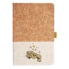 Cork And Heathered Fabric Hardcover Journal 5.5" X 8.25" Thumbnail