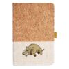 Cork And Heathered Fabric Hardcover Journal 5.5" X 8.25" Thumbnail