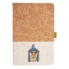 Cork And Heathered Fabric Hardcover Journal 5.5" X 8.25" Thumbnail