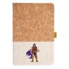 Cork And Heathered Fabric Hardcover Journal 5.5" X 8.25" Thumbnail