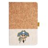 Cork And Heathered Fabric Hardcover Journal 5.5" X 8.25" Thumbnail