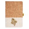 Cork And Heathered Fabric Hardcover Journal 5.5" X 8.25" Thumbnail