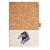 Cork And Heathered Fabric Hardcover Journal 5.5" X 8.25" Thumbnail