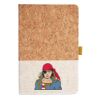 Cork And Heathered Fabric Hardcover Journal 5.5" X 8.25" Thumbnail
