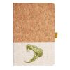 Cork And Heathered Fabric Hardcover Journal 5.5" X 8.25" Thumbnail