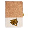 Cork And Heathered Fabric Hardcover Journal 5.5" X 8.25" Thumbnail