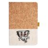 Cork And Heathered Fabric Hardcover Journal 5.5" X 8.25" Thumbnail