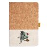Cork And Heathered Fabric Hardcover Journal 5.5" X 8.25" Thumbnail