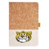 Cork And Heathered Fabric Hardcover Journal 5.5" X 8.25" Thumbnail