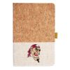 Cork And Heathered Fabric Hardcover Journal 5.5" X 8.25" Thumbnail