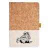 Cork And Heathered Fabric Hardcover Journal 5.5" X 8.25" Thumbnail