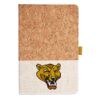 Cork And Heathered Fabric Hardcover Journal 5.5" X 8.25" Thumbnail