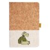 Cork And Heathered Fabric Hardcover Journal 5.5" X 8.25" Thumbnail