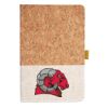 Cork And Heathered Fabric Hardcover Journal 5.5" X 8.25" Thumbnail