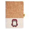 Cork And Heathered Fabric Hardcover Journal 5.5" X 8.25" Thumbnail