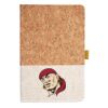 Cork And Heathered Fabric Hardcover Journal 5.5" X 8.25" Thumbnail