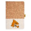 Cork And Heathered Fabric Hardcover Journal 5.5" X 8.25" Thumbnail