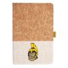 Cork And Heathered Fabric Hardcover Journal 5.5" X 8.25" Thumbnail