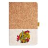 Cork And Heathered Fabric Hardcover Journal 5.5" X 8.25" Thumbnail